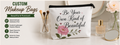 Custom Cosmetic Bag 8 by 5.7 inches