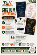 Custom Invitations, Consultation Required