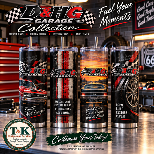 Tumbler - Skinny 20 oz - D & HG Garage Collection Edition