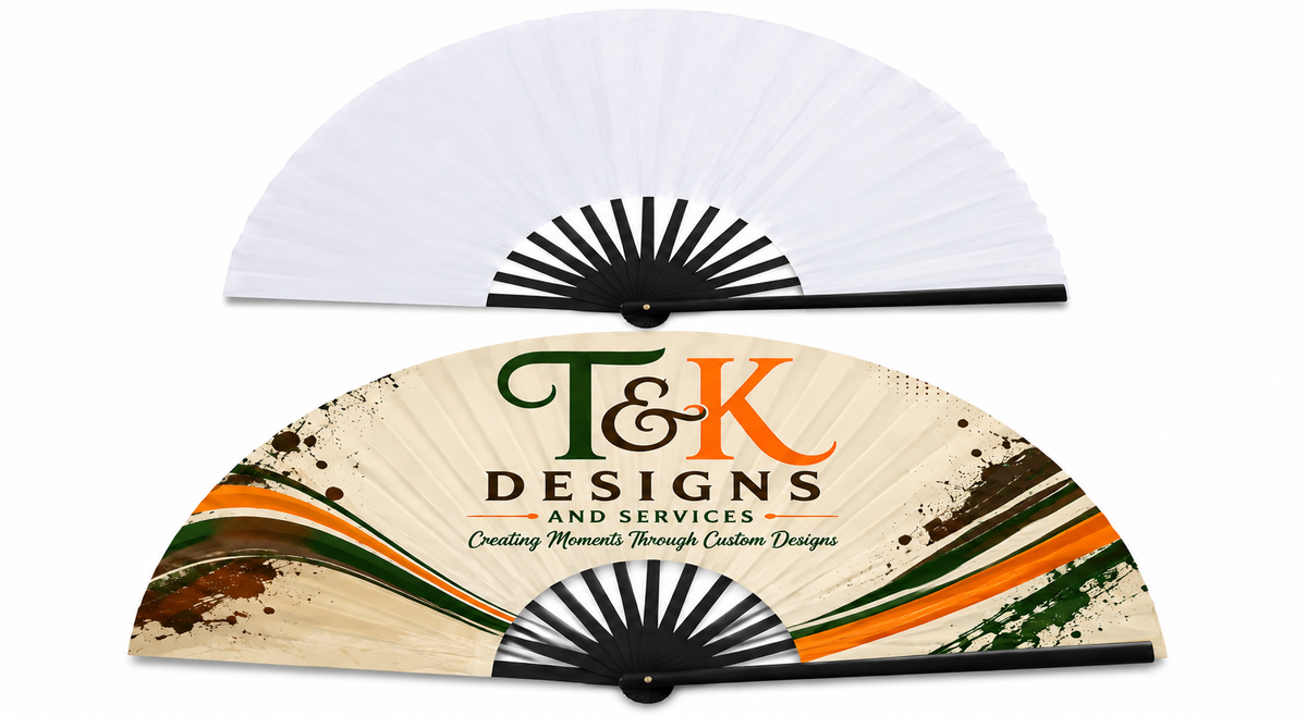 Custom Clack Fan (25.4 by 13 inches)