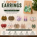 Custom Earrings, Select Shapes Available
