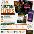 Custom Flyers Digital or Printed