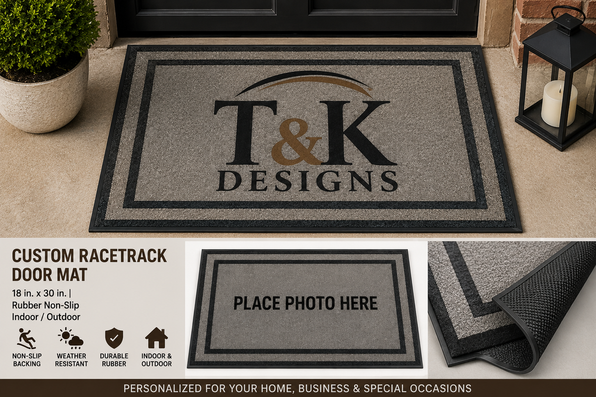 Custom Rubber Floor Mats 18 by 30 inches