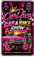 Custom Car Visor Clip (size 2.36 by 3.54 inches) - Car & Bike Show Edition
