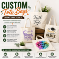 Custom Tote Bags 15 by 16 inches
